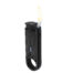 Black Slim Pipe Lighter 360° Soft Flame