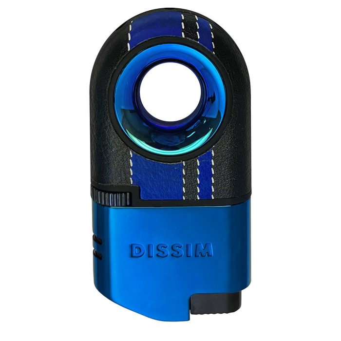 Blue w/ Blue Stripes Turismo Luxe Torch Lighter