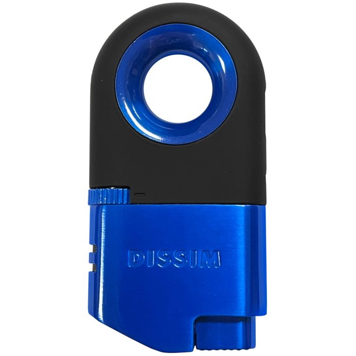 Dissim Butane Torch Lighter with Sapphire Blue Finish