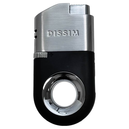 Dissim Silver / Platinum Dual Torch Lighter