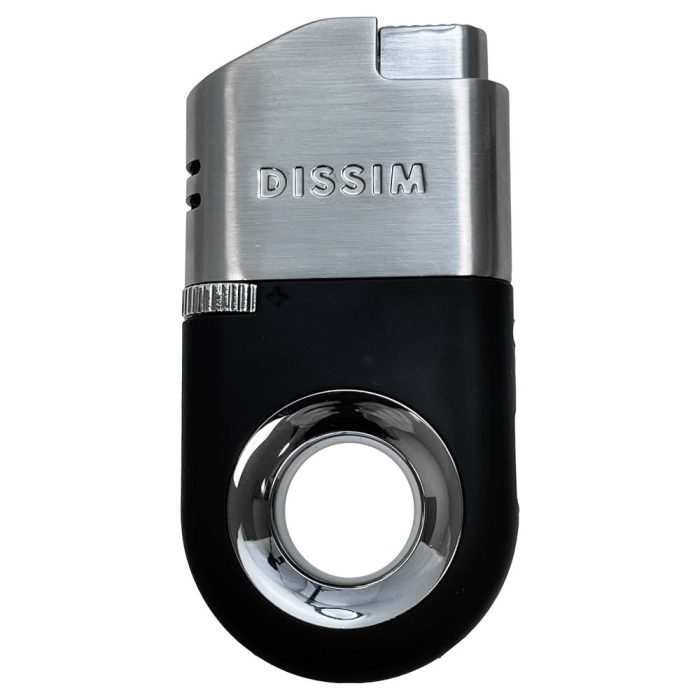 Dissim Silver / Platinum Dual Torch Lighter