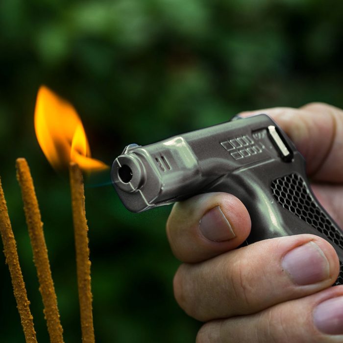 Gunmetal Hammer Precision Butane Lighter - Image 5