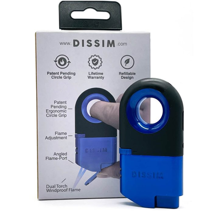 Sapphire Blue Executive Cigar Torch Lighter​ - Image 5