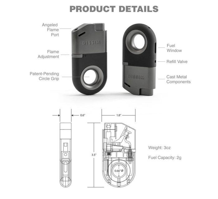 Blue 360° Soft Flame Cigar Lighter - Image 6