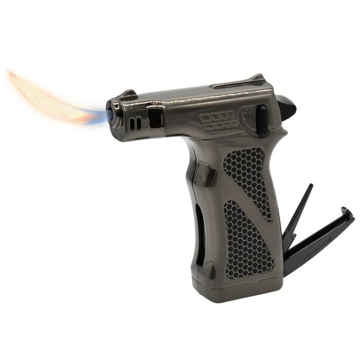 Gunmetal Hammer Precision Butane Lighter