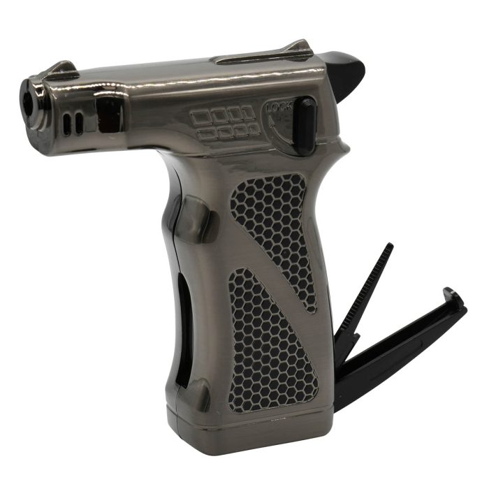Gunmetal Hammer Precision Butane Lighter - Image 3