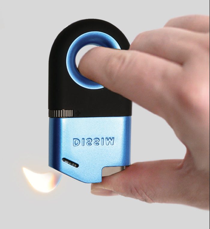 Blue 360° Soft Flame Cigar Lighter - Image 4