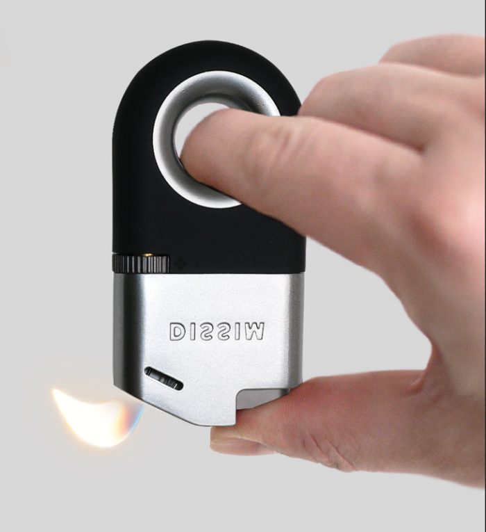 Silver 360° Soft Flame Cigar Lighter by Dissim - Image 5