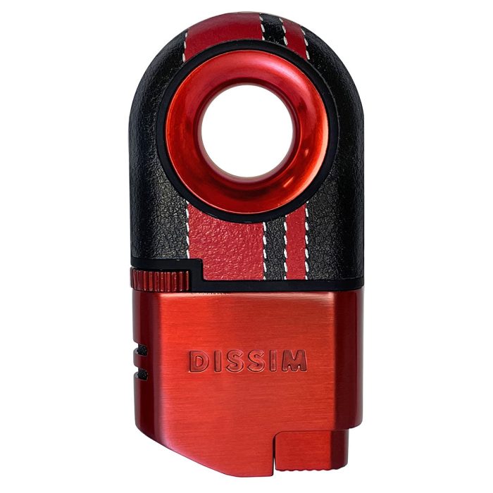 Red w/ Red Stripes Turismo-Luxe Torch Lighter