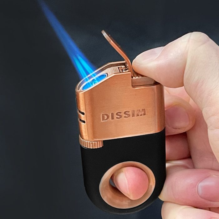 Rose-Gold Executive Cigar Torch Lighter - Image 2