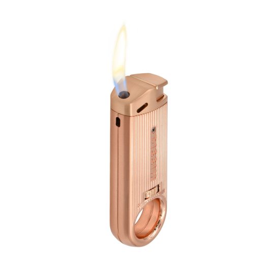 Rose Gold Slim Pipe Lighter 360° Soft Flame