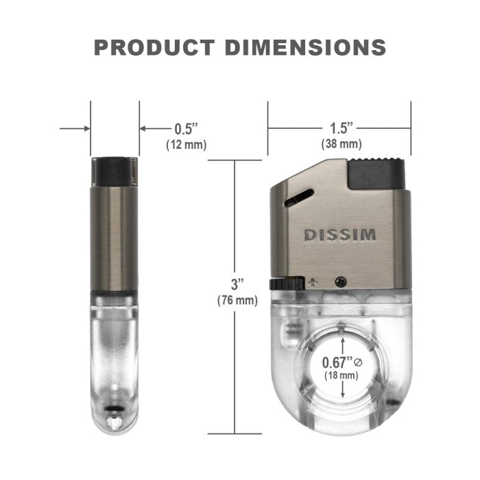 Blue Dissim Sport Soft-Flame Lighter - Image 9