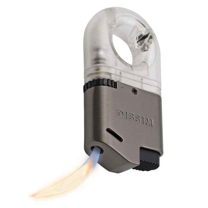 White Dissim Sport Soft-Flame Lighter