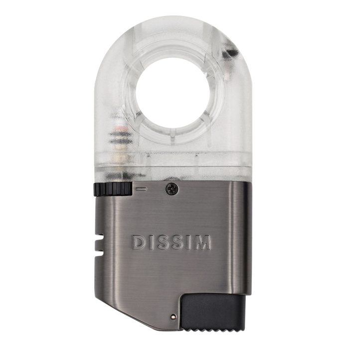 White Dissim Sport Torch Lighter Inverted Flame