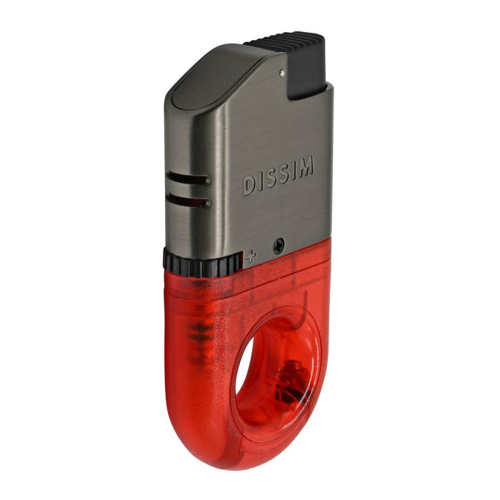 Red Dissim Sport Torch Lighter Inverted Flame - Image 3