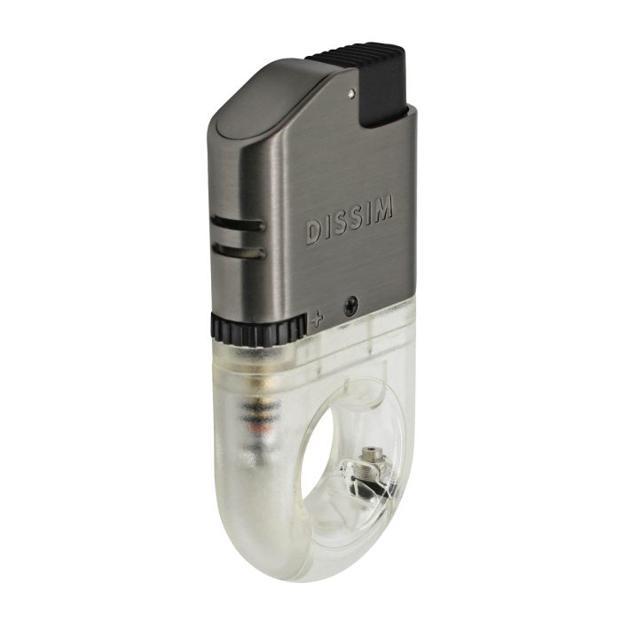 Transparent White Dissim Sport Torch Lighter - Image 3