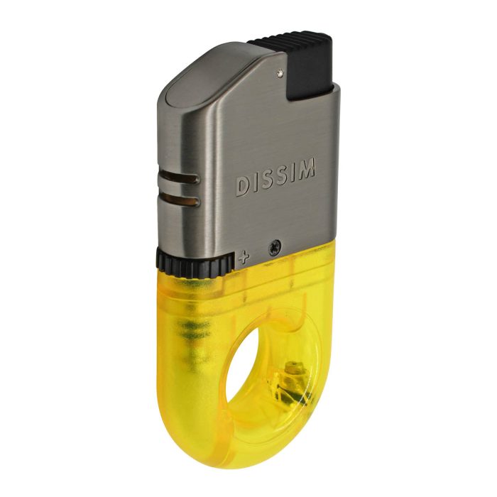 Yellow Dissim Sport Torch Lighter Inverted Flame - Image 3