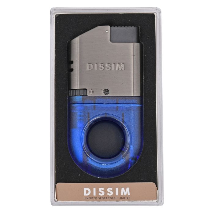 Blue Dissim Sport Torch Lighter Inverted Flame - Image 5