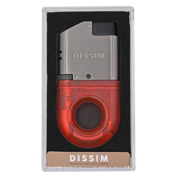 Red Dissim Sport Torch Lighter Inverted Flame - Image 5