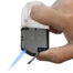 White Handle, Dissim Sport Torch Lighter Inverted Flame