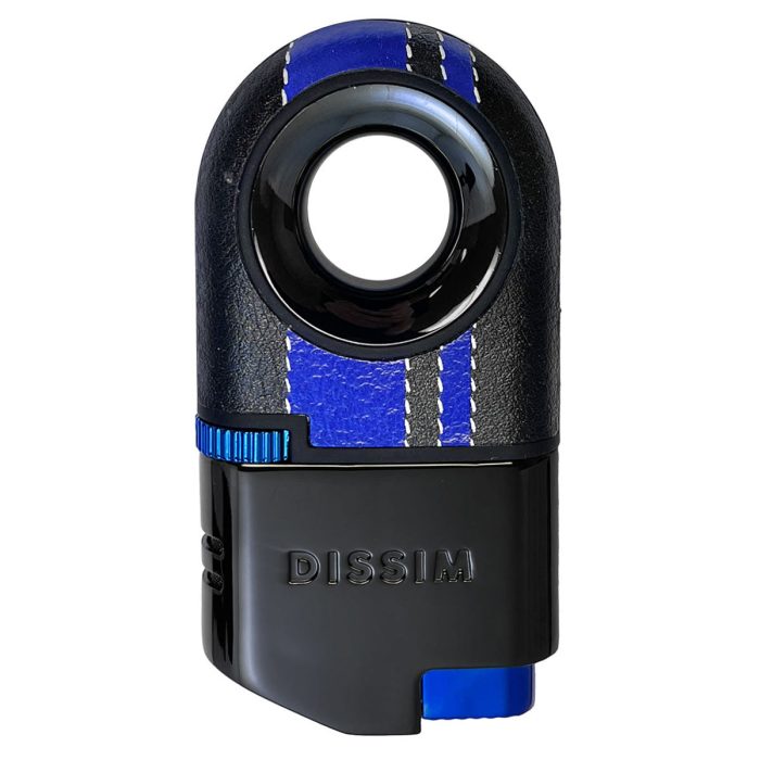 Black w/ Blue Stripes Turismo Luxe Torch Lighter
