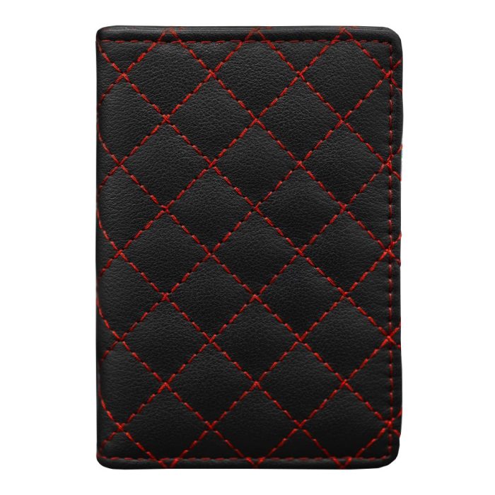 Turismo Luxe Red Diamond Stitch Wallet