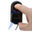 Blue-on-Black Turismo-Luxe Fancy Lighter Torch Flame